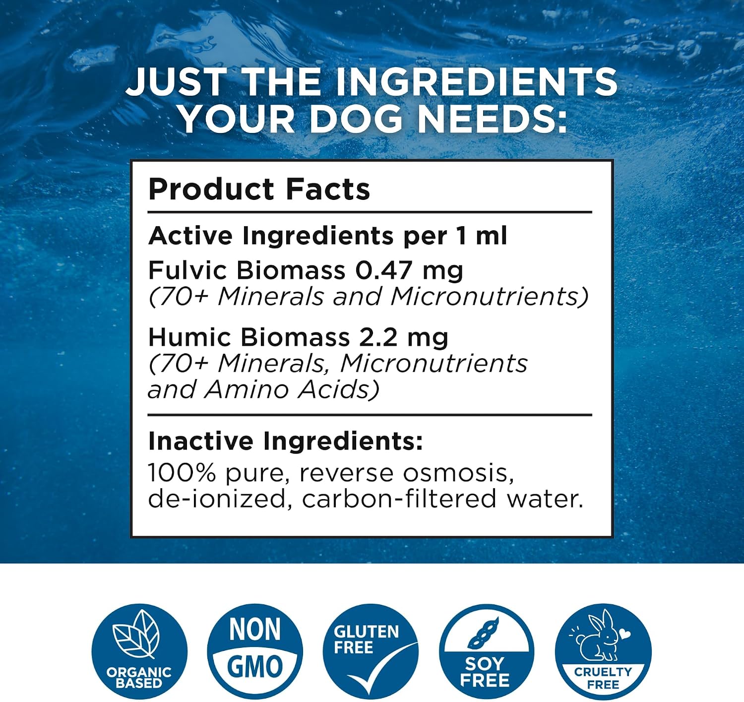 Complete Canine Multi-Minerals | Minerales completos para perros | Contiene ácido húmico y fúlvico | 118 ml