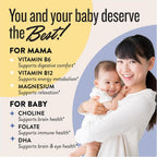 Legendairy Milk Dynamic Duo® Prenatal - Vitaminas Prenatales 2-en-1 con DHA y Folato Metilado - 25 Vitaminas y Minerales para Cada Etapa, 30 Días