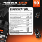 The New Man Brain Supplement for Memory and Focus - 90 Cápsulas