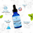Pirroloquinolina Quinona (PQQ) 20mg - 118 ml - 200 Servings - Gotas Líquidas de Alta Biodisponibilidad - Absonutrix