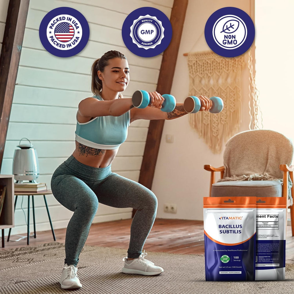 Vitamatic Bacillus Subtilis Probiótico en Polvo - 100g - 100 Porciones