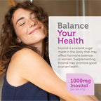 Zahler Inositol 1000mg - 120 Cápsulas - Complemento Alimenticio para el Bienestar General