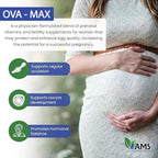 OVA-Max Vitaminas Prenatales para Mujeres (120 Cápsulas)