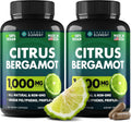 Extracto de Bergamota Cítrica 1000mg - 240 Cápsulas Veganas (2 Paquetes)