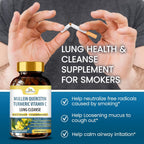 Organic Veda Mullein Quercetin Turmeric – 13 en 1 Suplemento Pulmonar (60 Cápsulas)