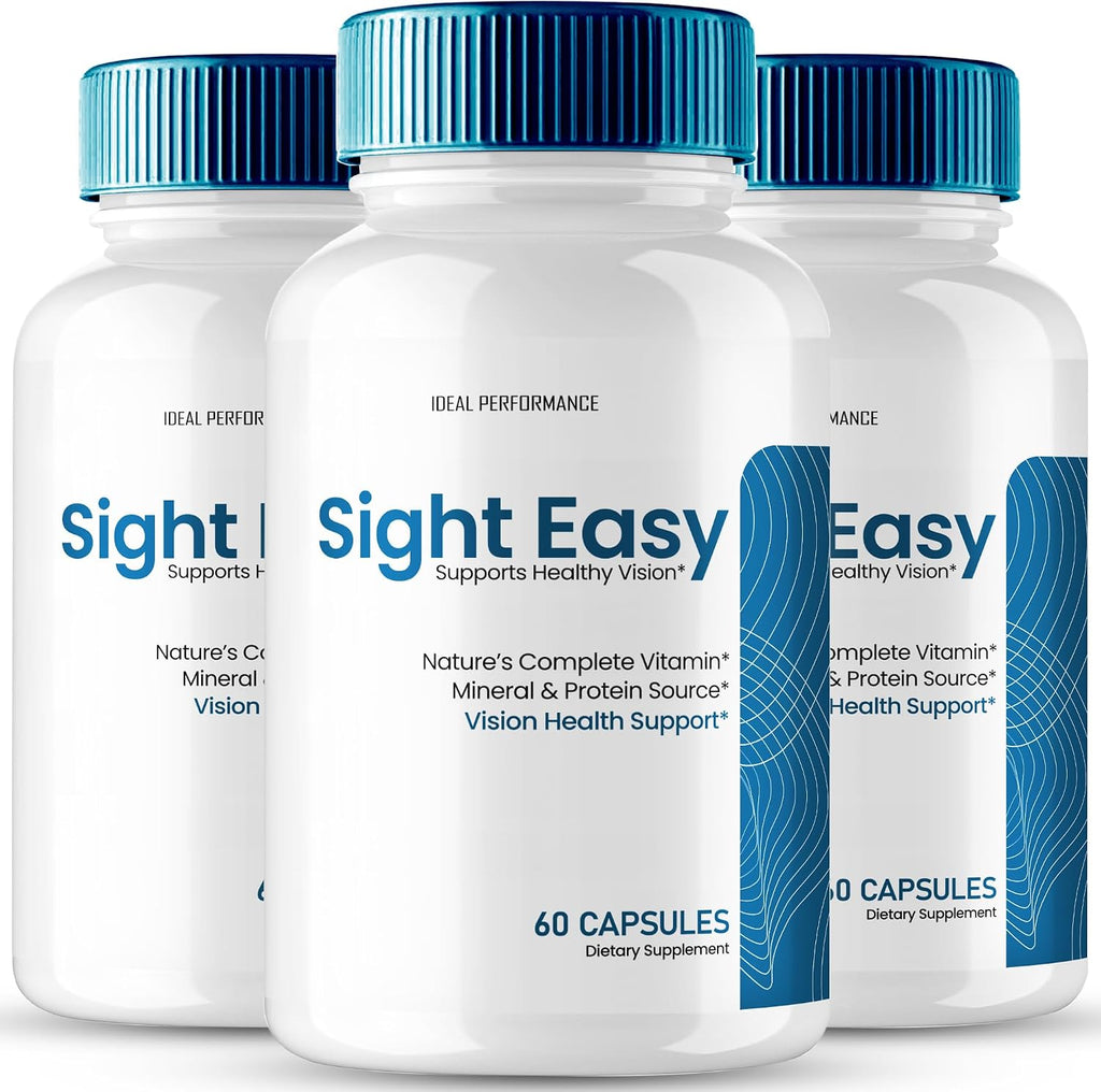 Sight Easy Cápsulas de Vitaminas y Minerales para la Visión - Fórmula Avanzada, 3 Pack