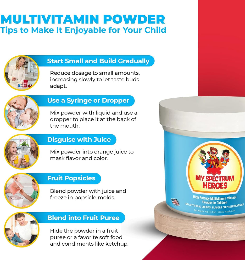 My Spectrum Heroes Multivitamínico en Polvo para Niños - 30 Porciones