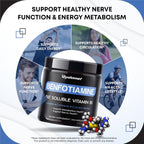 Benfotiamina con Vitaminas B6, B12 y Pimienta Negra – 150 Cápsulas