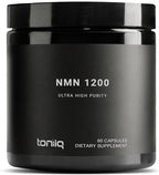 Toniiq NMN Supplement 1200mg - 60 Cápsulas de Nicotinamida Mononucleótido Puro al 98%