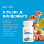 Forever ImmuBlend – Suplemento de apoyo inmunológico con botánicos, vitaminas D y C, setas maitake y shiitake – 60 comprimidos