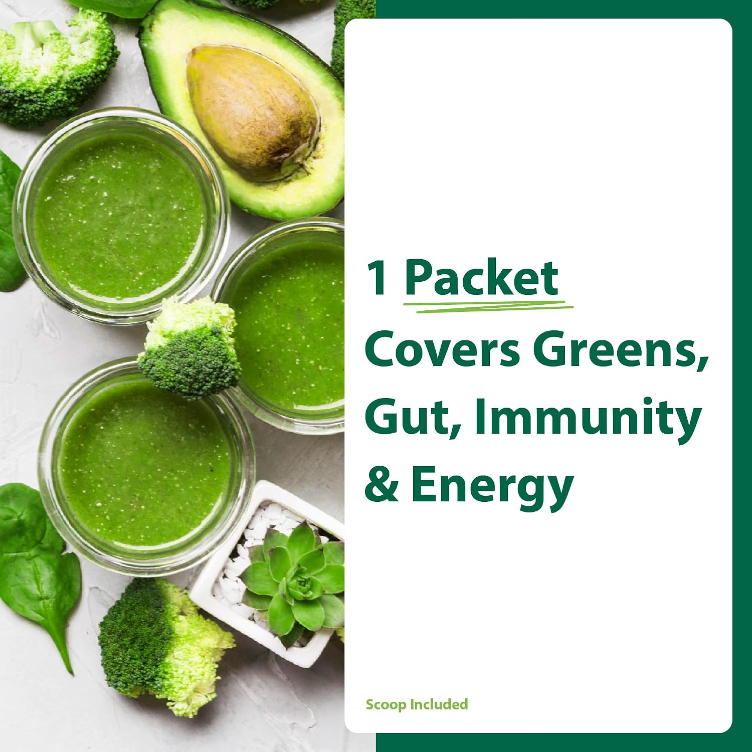 Macro Greens Superfood Powder – 38 Superalimentos con Probióticos y Enzimas
