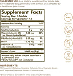 Solgar Levadura de Cerveza 7 ½ Granos con Vitamina B12 - 250 tabletas (Pack de 3)