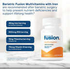 Bariatric Fusion Multivitamínico con Hierro para Mujeres y Hombres | 1 Cápsula al Día | 45mg de Hierro | 30 Cápsulas | 1 Mes