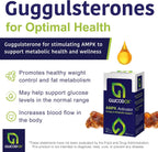 GlucodOX AMPK Activator – 60 Cápsulas – Suplemento Vegano con Guggul para el Metabolismo y la Longevidad