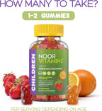 Noor Vitamins Multivitamínico Infantil Halal en Gomitas, 90 unidades