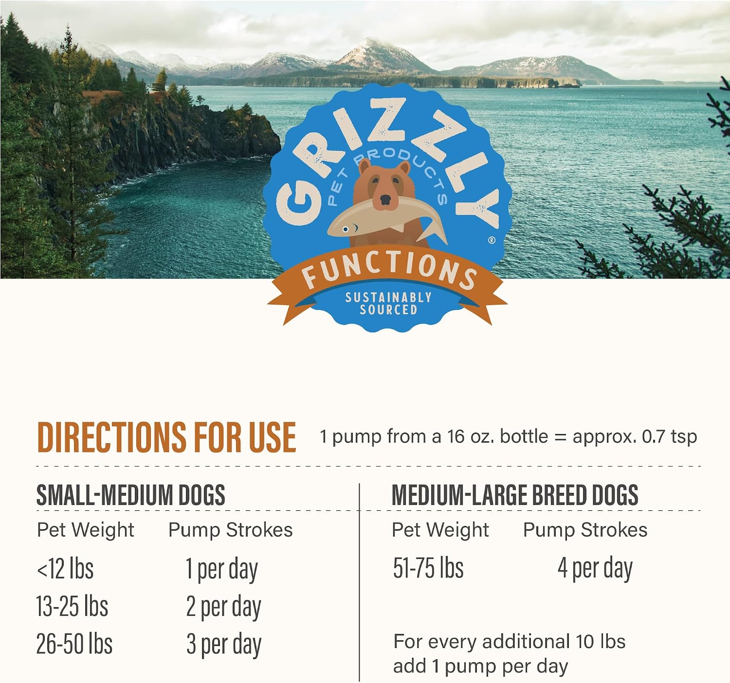 GRIZZLY PET PRODUCTS Joint Aid Liquid - Suplemento Articular para Perros y Gatos - 473 ml