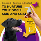 Omega 3 para Perros con Aceite de Abadejo de Alaska - Suplemento de Piel y Pelaje - 473 ml