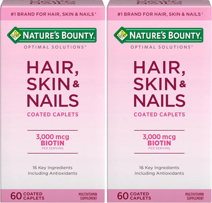 Nature's Bounty Hair, Skin and Nails – Cabello: La biotina contribuye al mantenimiento del cabello en condiciones – Image 10