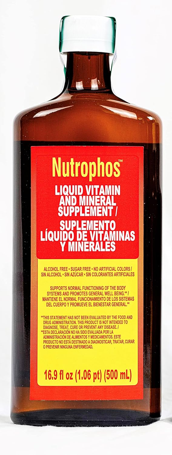 Nutrophos Complemento Líquido con Vitaminas B y Minerales, 500 ml