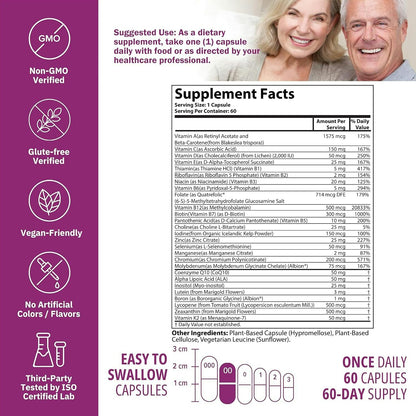NatureGenX Just One Daily Methylated – Vitamina B6: 5 mg que apoyan la regulación de la actividad hormonal y la – Image 3