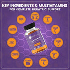 ProCare Health Multivitamínico Bariátrico con Hierro 45mg - 30 Comprimidos Fáciles de Tragar
