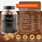 Black Girl Vitamins - Gominolas Prenatales para Mujeres con Folato, Sin Gluten, Sabor Frambuesa-Limonada, 60 uds