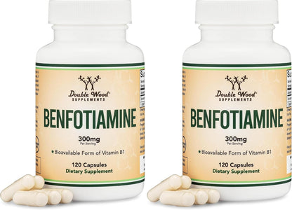 Benfotiamina 300mg por dosis (120 cápsulas, – Mantenimiento de la función cardíaca normal. – Image 8