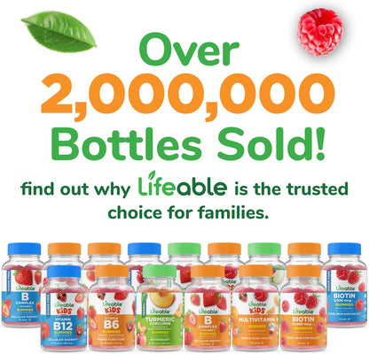 Lifeable Vitamin C Gummies para Adultos | 750 mg | Sabor Naranja | Vegano | 90 Gominolas – Image 5