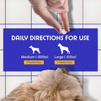 Suplemento de Vitamina B12 para Perros – B-12 para Todas las Edades, Tamaños y Razas – con Metilcobalamina, Cobalamina y Folato (5-MTHF) – 90 Comprimibles Sabor Carne