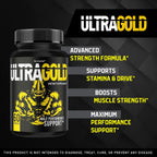 Ultra Gold Cápsulas (3 Paquetes) – Suplemento Multivitamínico para Hombres, 180 Cápsulas