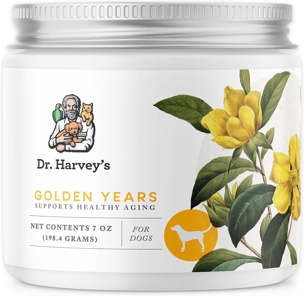 Dr. Harvey's Golden Years Suplemento Herbal Geriátrico para Perros Mayores, 198 g