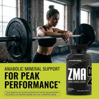 NutraBio ZMA - 180 Capsules - Zinc, Magnesium and Vitamin B6