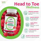YUM-V'S Multivitamin Gummies Sin Azúcar – Gomitas Multivitamínicas Keto-Friendly – 60 Unidades