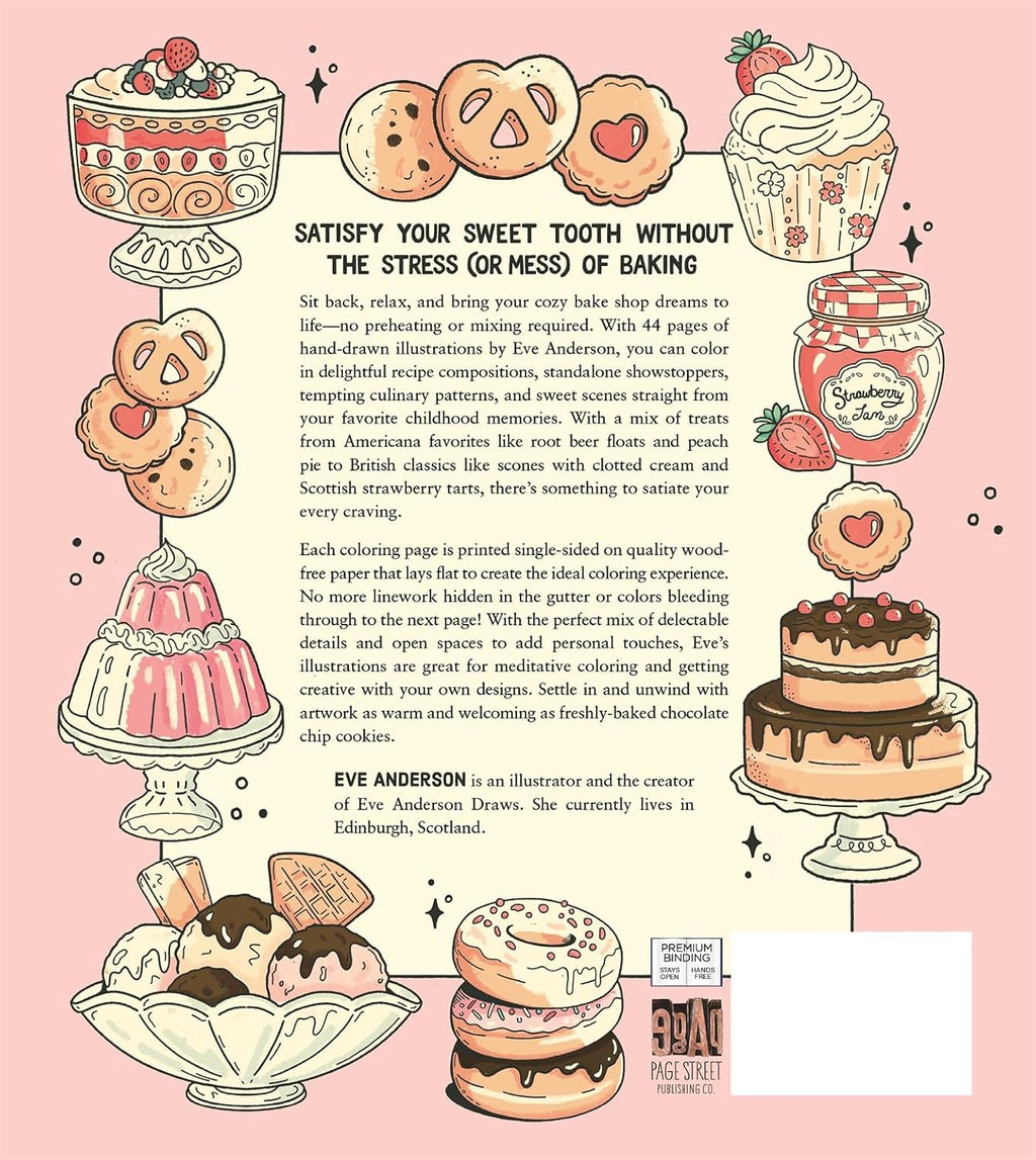 The Nostalgic Sweets Coloring Book