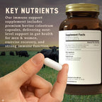HEART & SOIL Colostro Bovino 100% Grass Fed – 3000mg, 180 Cápsulas