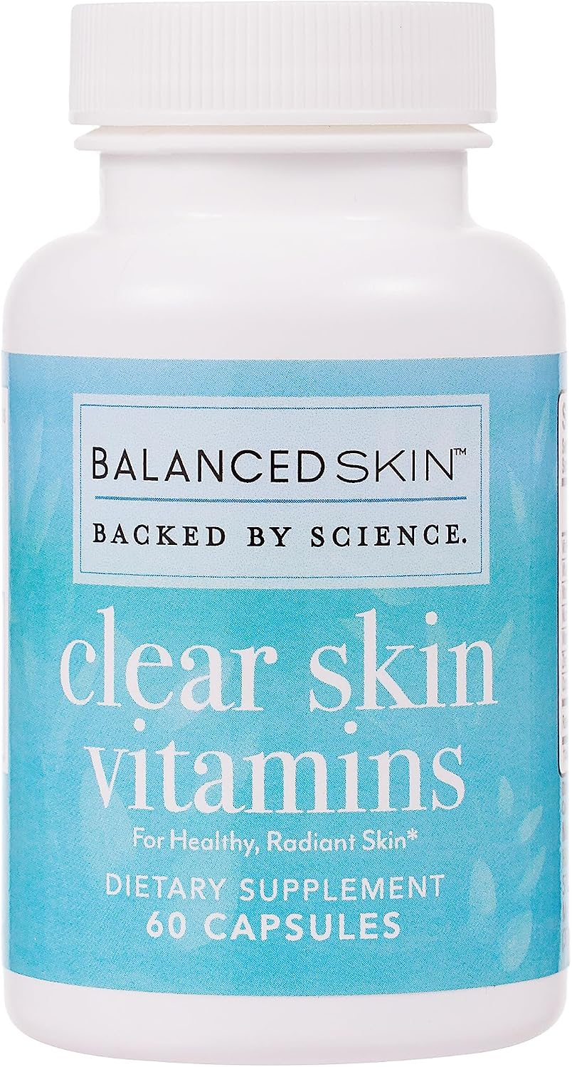 Clear Skin Vitaminas para Piel Clara y Acné - Suplemento para Hombres y Mujeres