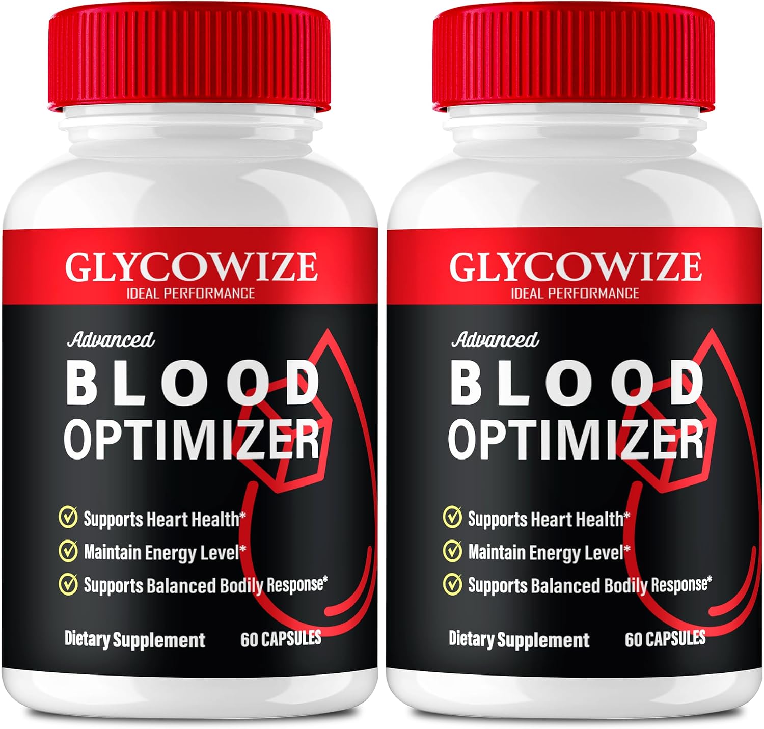 Glycowize Blood Optimizer Cápsulas - Suplemento Premium para Circulación y Niveles Estables (2 Paquetes)