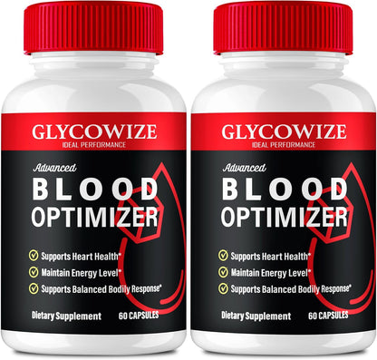 Glycowize Blood Optimizer Cápsulas - Suplemento Premium para Circulación y Niveles Estables (2 Paquetes) – Image 1