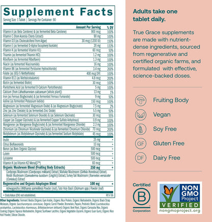 True Grace One Daily Women’s Multivitamin - – Energía y vitalidad: las vitaminas del grupo B en su forma activa – Image 2