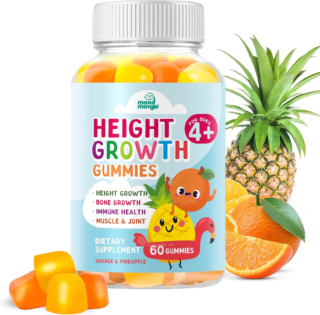 Mood Mingle Gominolas de Crecimiento para Niños y Adolescentes - Suplemento Multivitamínico