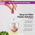 Buried Treasure Gotas de Folato Metilado - 5-MTHF (Calcio L-5-Metiltetrahidrofolato), 500 mcg, 120 Servicios