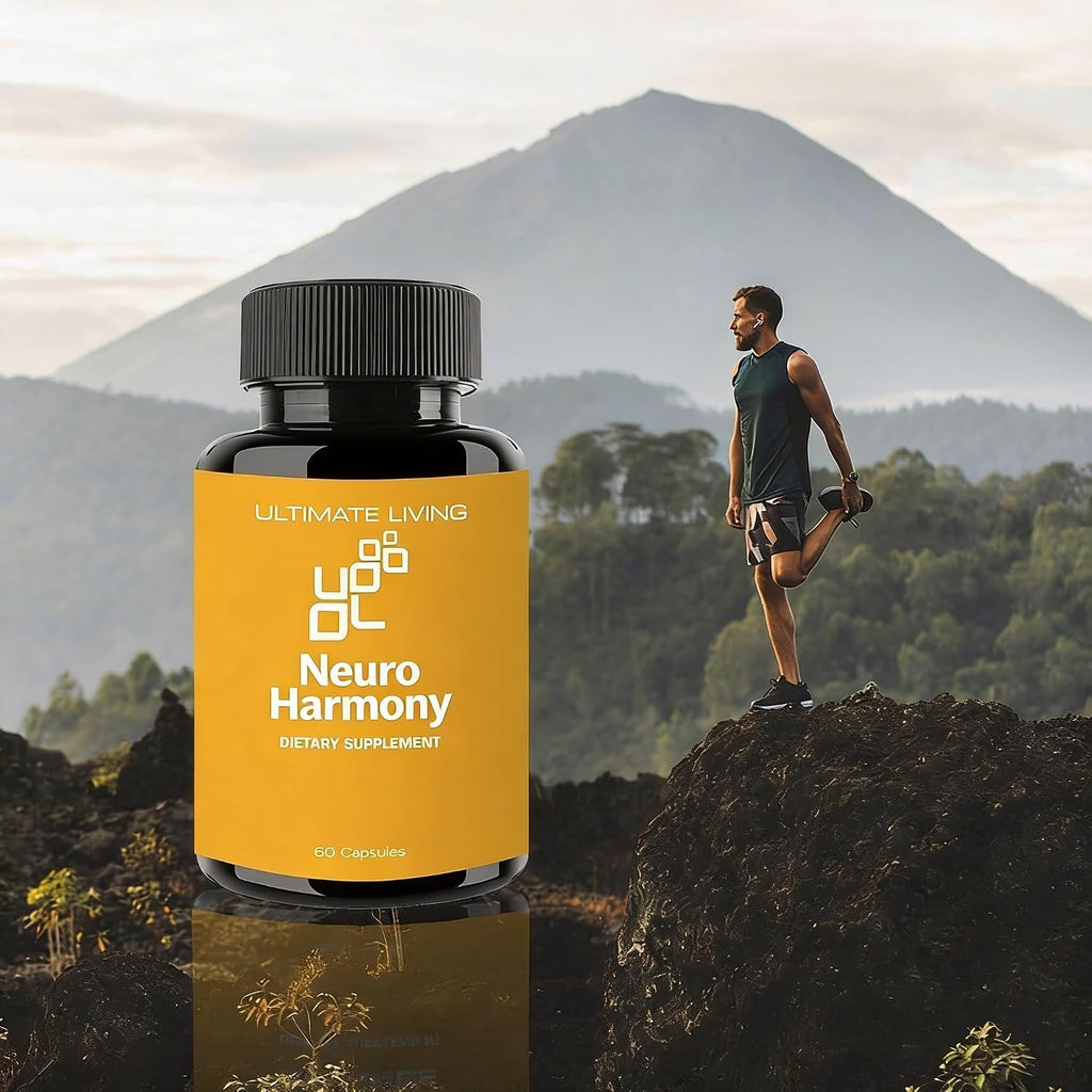Neuro Harmony - Enfoque, Concentración y Apoyo al Estado de Ánimo - No-GMO, Vegano, Sin Gluten - 60 Cápsulas