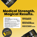 Suplemento Médico para Piel, Pelo y Uñas de Perros | Vitamina A, Niacinamida y EPA Omega 3 | 90 Masticables