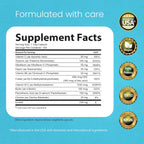 NaturaLife Labs Complejo B – Todas las Vitaminas B con B2, B6, B9 y B12 (Metilcobalamina) Activas, más B1, B3, B5, B7 y Vitamina C – 100 Cápsulas