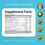Complejo B con Vitaminas Activas B2, B6, B9 y B12 (Metilcobalamina) + Vitamina C - 100 Cápsulas - NaturaLife Labs