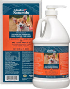 Wild Alaskan Salmon Oil for Dogs - Omega 3 EPA & DHA Supplement - 64 fl oz (1.9 L) with Pump