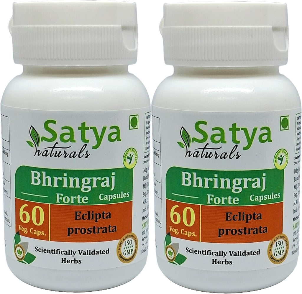Bhringraj Cápsulas, 500mg, 60 Cápsulas (Pack de 2)