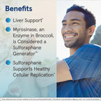 Jarrow Formulas BroccoMax Sulforaphane Generator 35 mg - 60 Cápsulas Vegetales de Liberación Retardada