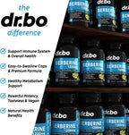 Berberina 1200mg Cápsulas - Suplemento de Berberina HCL - Apoyo Metabólico Saludable - 60 Comprimidos