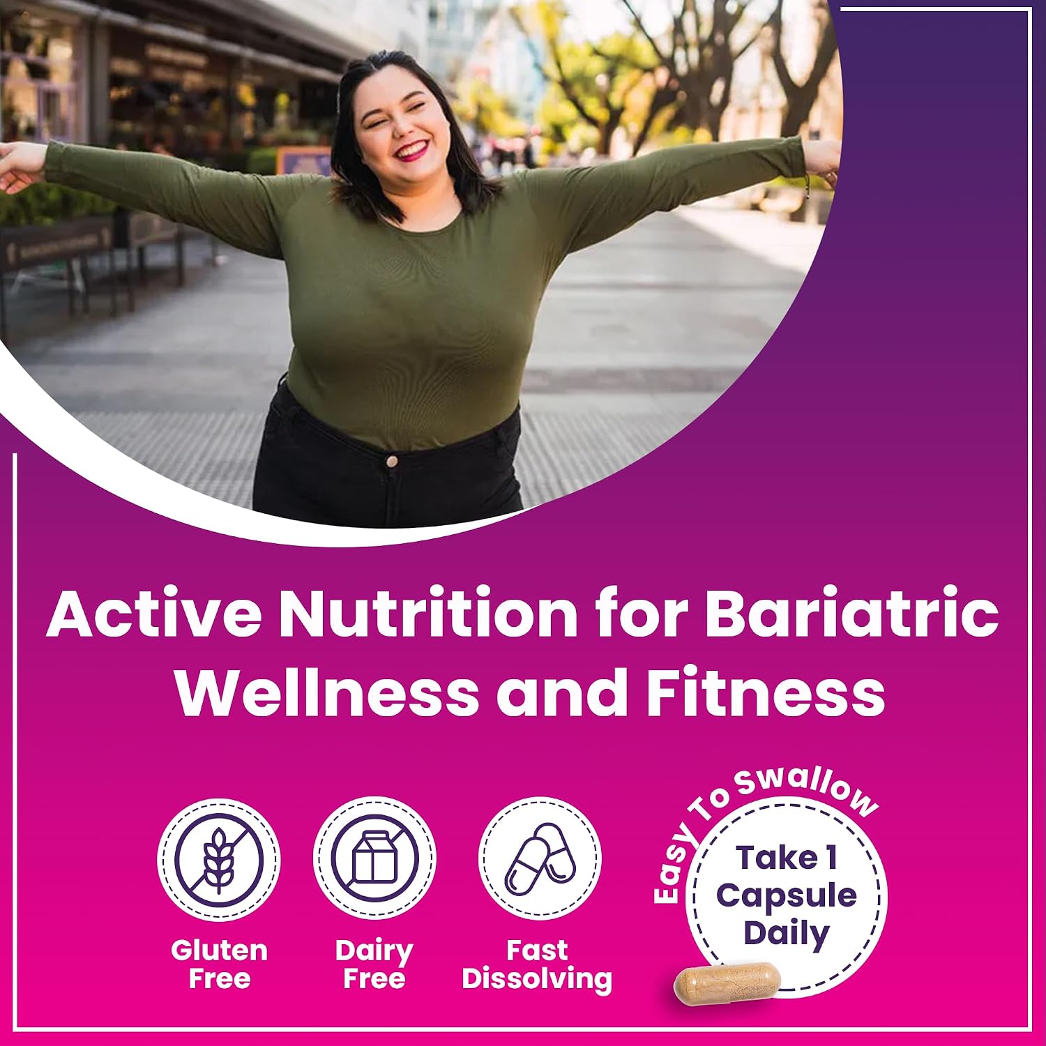 ProCare Health Multivitamínico Bariátrico 45mg Hierro – 90 Cápsulas